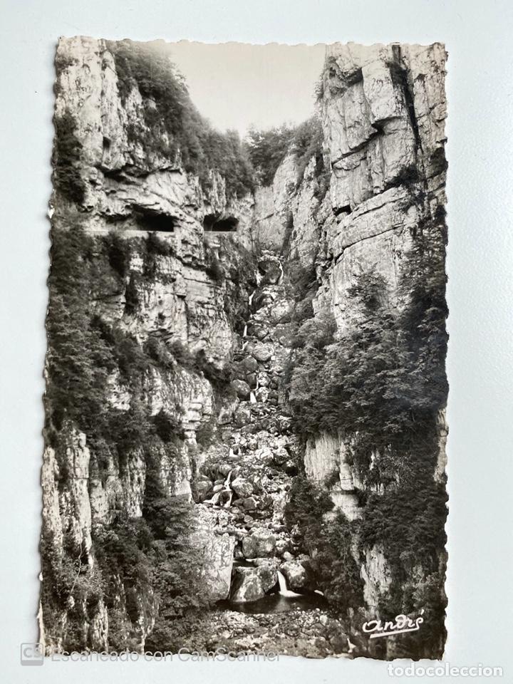 Cartes Postales: TARJETA POSTAL. FRANCIA. DR&Ocirc;ME. LE VERCORS. 3951.- LES GRANDS GOULETS. CASCADE DE LA VERNAISON