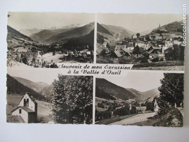 Postkarten: TARJETA POSTAL DE FRANCIA. SOUVENIR DE MON EXCURSION A LA VALLE D&acute;OUEIL