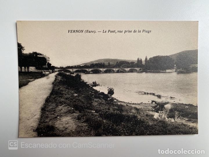 Postkarten: TARJETA POSTAL. FRANCIA. EURE. VERNON. LE PONT, VUE PRISE DE LA PLAGE