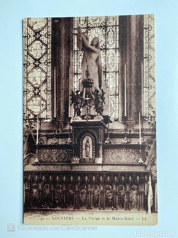 Postkarten: TARJETA POSTAL. FRANCIA. EURE. LOUVIERS. 47.- LA VIERGE ET LE MAITRE-AUTEL.