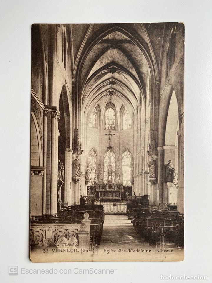 Postais: TARJETA POSTAL. FRANCIA. EURE. VERNEUIL EGLISE STE-MADELEINE. CHOEUR