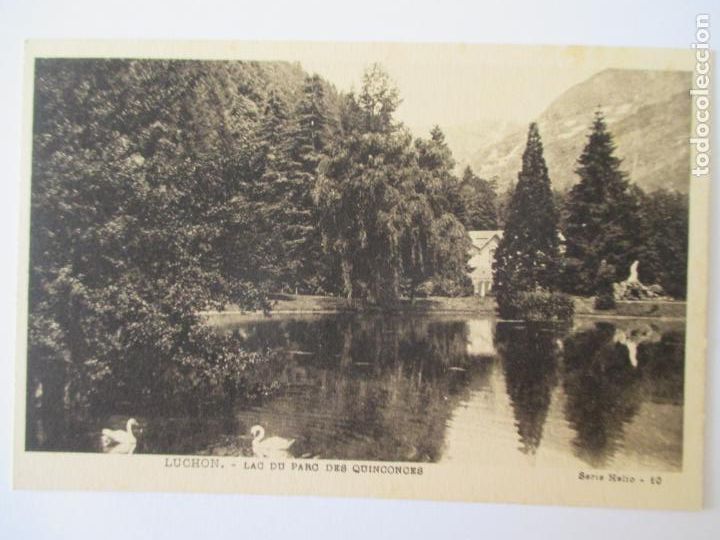 Postais: TARJETA POSTAL DE FRANCIA. LUCHON LAC DU PARC DES QUINCONCES SERIE HELIO 10