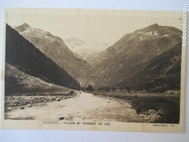 Postais: TARJETA POSTAL DE FRANCIA. LUCHON VALLEE ET TORRENT DU LYS SERIE HELIO 11
