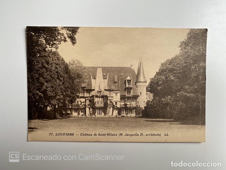 Postais: TARJETA POSTAL. FRANCIA. EURE. LOUVIERS. 77.- CH&Acirc;TEAU DE SAINT-HILAIRE. LL.
