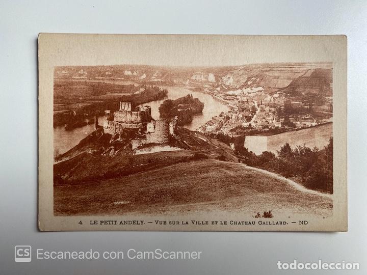 Postcards: TARJETA POSTAL. FRANCIA. EURE. LE PETIT ANDELY. 4.- VUE SUR LA VILLE ET LE CHATEAU GAILLARD