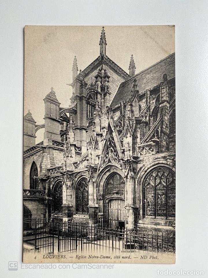 Postcards: TARJETA POSTAL. FRANCIA. EURE. LOUVIERS. EGLISE NOTRE-DAME, C&Ocirc;TE NORD. ND PHOT.