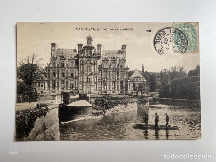 Cartoline: TARJETA POSTAL. FRANCIA. EURE. BEAUMESNIL. LE CH&Acirc;TEAU