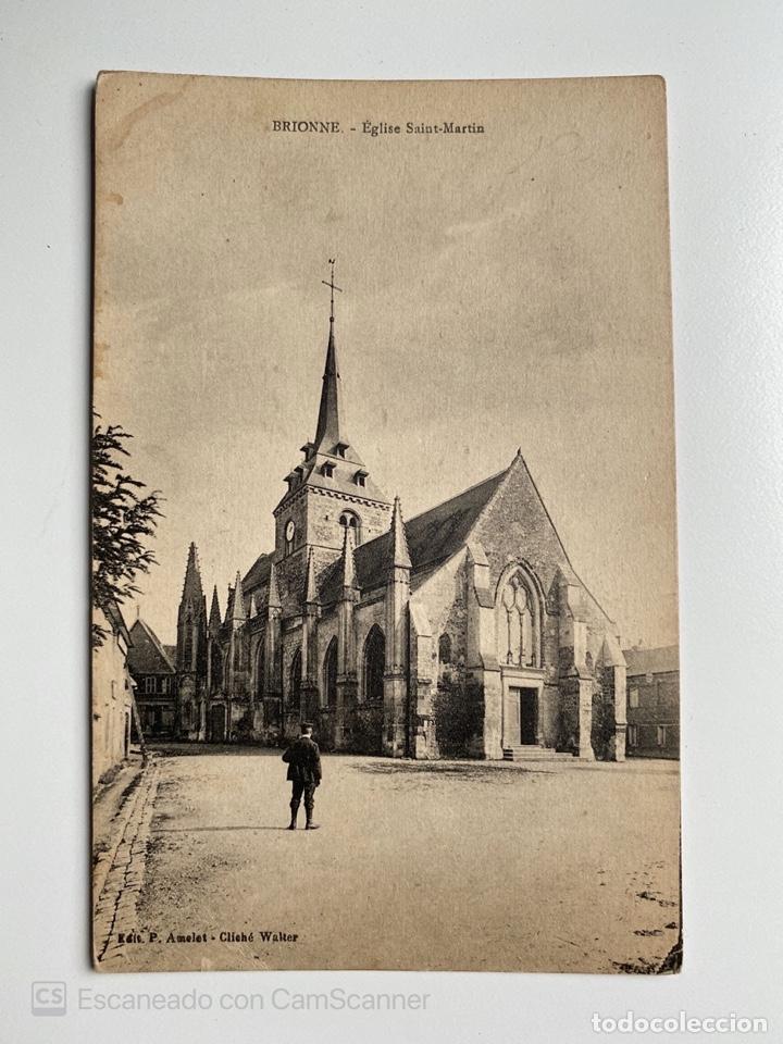 Postais: TARJETA POSTAL. FRANCIA. EURE. BRIONNE. &Eacute;GLISE SAINT-MARTIN