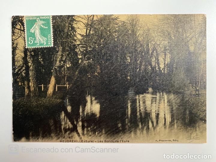 Postais: TARJETA POSTAL. FRANCIA. EURE. HEUDREVILLE. LES BORDS DE L'EURE.