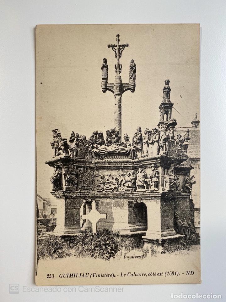 Postcards: TARJETA POSTAL. FRANCIA. FINIST&Egrave;RE. GUIMILIAU. 253.- LE CALVAIRE, C&Ocirc;TE EST (1581). ND.