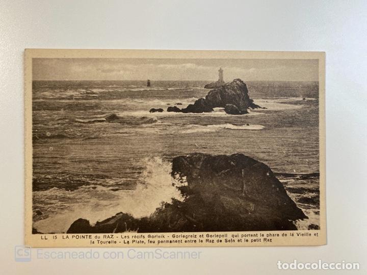 Postcards: TARJETA POSTAL. FRANCIA. FINIST&Egrave;RE. LA POINTE DU RAZ. LES R&Eacute;CIFS GORLEIK.