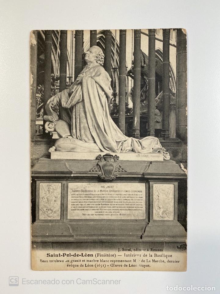 Postcards: TARJETA POSTAL. FRANCIA. FINIST&Egrave;RE. SAINT-POL-DE-LEON. INTERIEUR DE LA BASILIQUE
