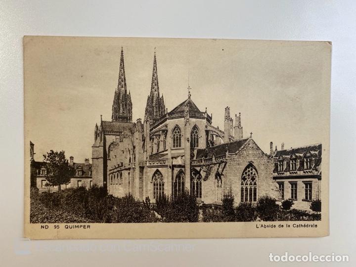 Postcards: TARJETA POSTAL. FRANCIA. FINIST&Egrave;RE. QUIMPER. 95.- L'ABSIDE DE LA CATH&Eacute;DRALE.