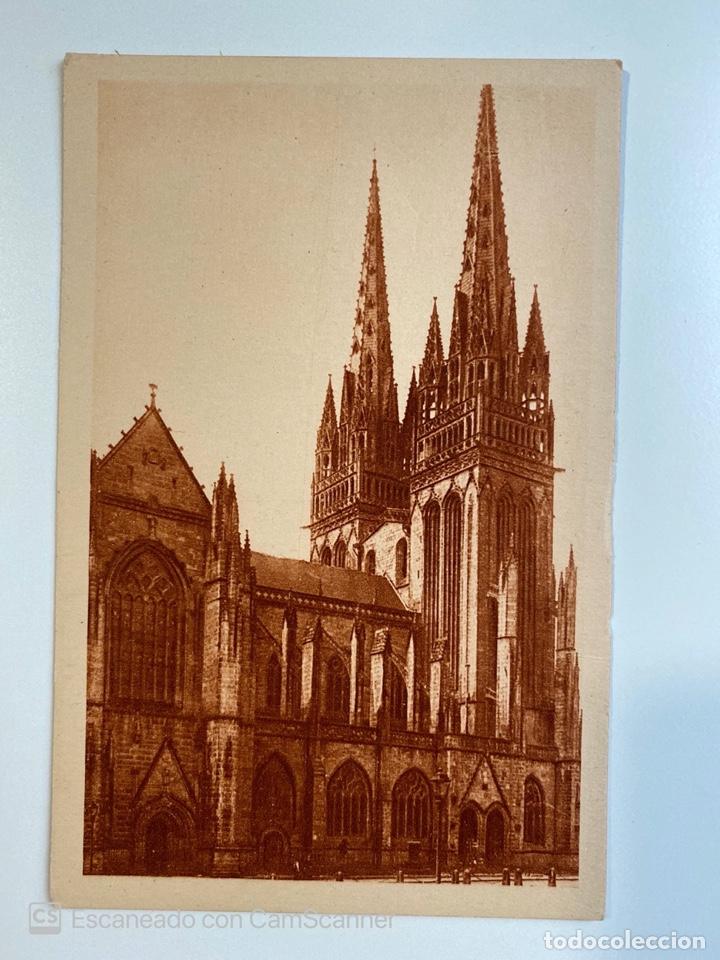 Postcards: TARJETA POSTAL. FRANCIA. FINIST&Egrave;RE. QUIMPER. 7.- LA CATH&Eacute;DRALE. (C&Ocirc;TE NORD)