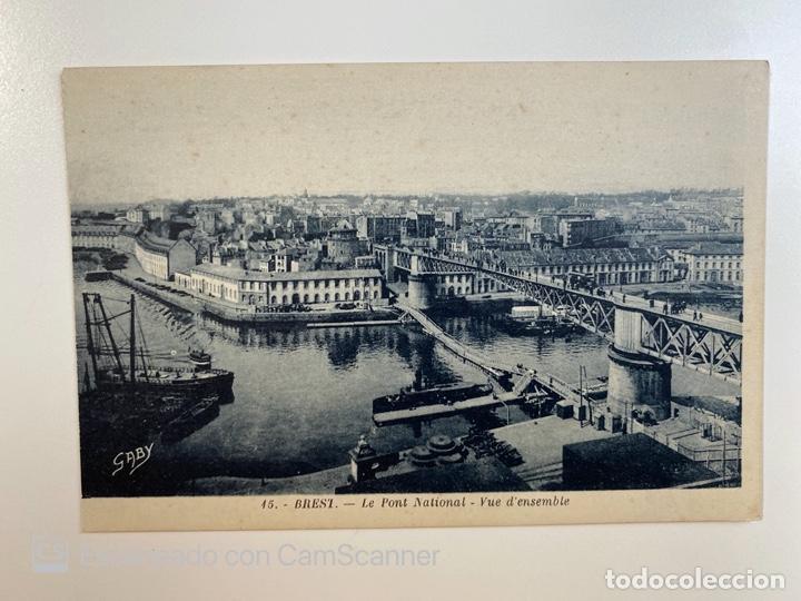 Postcards: TARJETA POSTAL. FRANCIA. FINIST&Egrave;RE. BREST. LE PONT NATIONAL. VUE D'ENSEMBLE