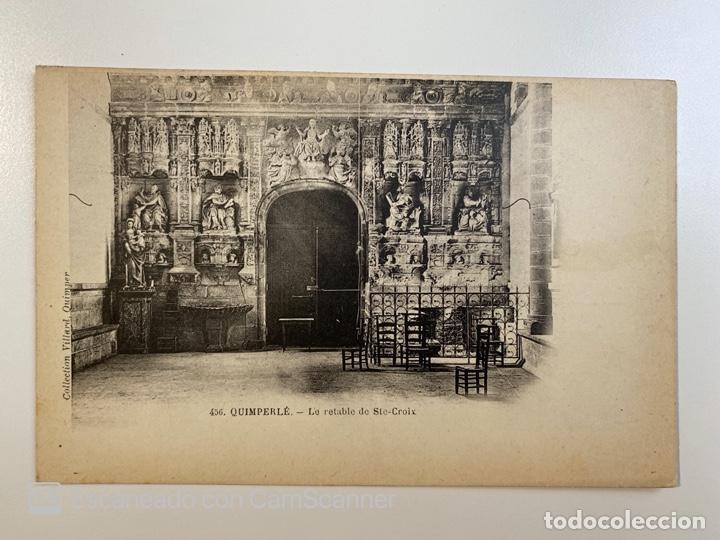 Postkarten: TARJETA POSTAL. FRANCIA. FINIST&Egrave;RE. QUIMPERL&Eacute;. 456.- LE RETABLE DE STE-CROIX