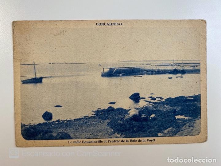 Postcards: TARJETA POSTAL. FRANCIA. FINIST&Egrave;RE. CONCARNEAU. LE M&Ocirc;LE BOUGAINVILLE ET L'ENTR&Eacute;E DE LA BAIE DE F&Ocirc;RET