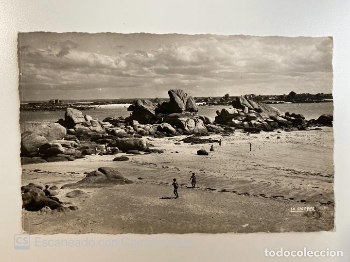 Postkarten: TARJETA POSTAL. FRANCIA. FINIST&Egrave;RE. BRIGNOGAN - PLAGES. LES CRAPEAUX.