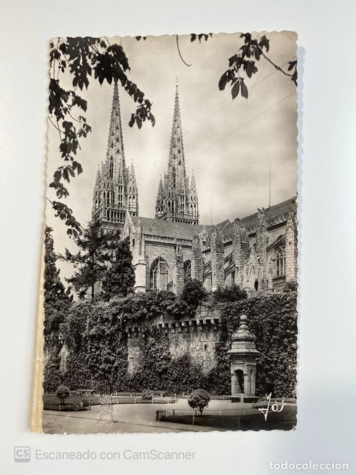 Postkarten: TARJETA POSTAL. FRANCIA. FINIST&Egrave;RE. QUIMPER. 0704.- LES FLECHES DE LA CATHEDRALE