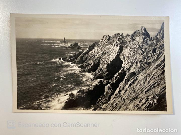 Postais: TARJETA POSTAL. FRANCIA. FINIST&Egrave;RE. EN BRETAGNE. 189.- LA POINTE DU RAZ DE SEIN. VUE GENERALE