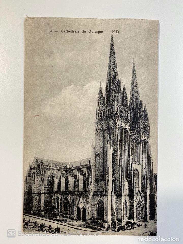Postkarten: TARJETA POSTAL. FRANCIA. FINIST&Egrave;RE. QUIMPER. 14.- CATH&Eacute;DRALE DE QUIMPER. ND.