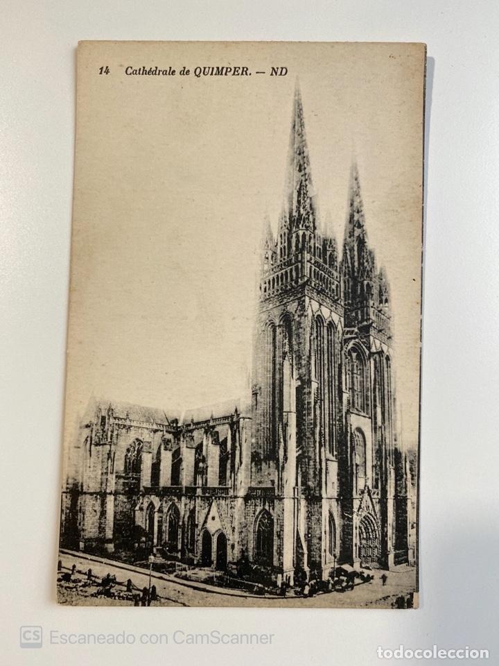 Postkarten: TARJETA POSTAL. FRANCIA. FINIST&Egrave;RE. QUIMPER. 14.- CATH&Eacute;DRALE DE QUIMPER. ND.
