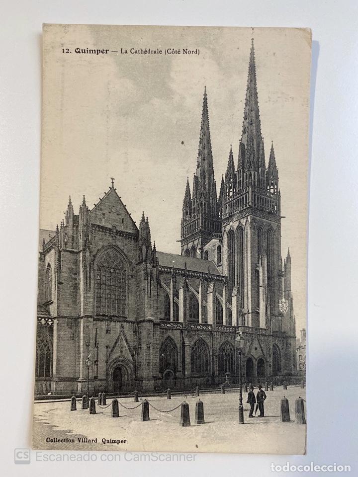 Postkarten: TARJETA POSTAL. FRANCIA. FINIST&Egrave;RE. QUIMPER. 12.- CATH&Eacute;DRALE DE QUIMPER. C&Ocirc;TE NORD.