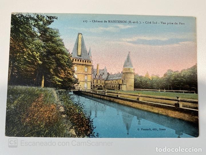 Postales: TARJETA POSTAL. FRANCIA. EURE-ET-LOIR. CH&Acirc;TEAU DE MAINTENON. 127.- C&Ocirc;TE SUD. VUE PRISE DU PARC