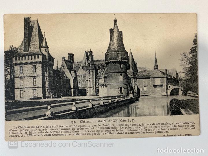 Postales: TARJETA POSTAL. FRANCIA. EURE-ET-LOIR. CH&Acirc;TEAU DE MAINTENON. COTE SUD