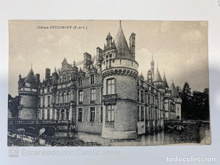 Postais: TARJETA POSTAL. FRANCIA. EURE-ET-LOIR. CH&Acirc;TEAU D'ESCLIMONT.