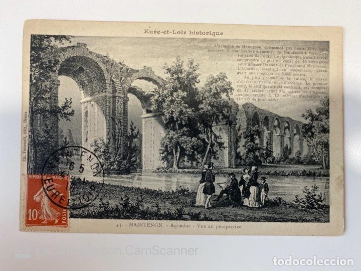 Postcards: TARJETA POSTAL. FRANCIA. EURE-ET-LOIR. MAINTENON. 43.- AQUEDUC. VUE EN PERSPECTIVE