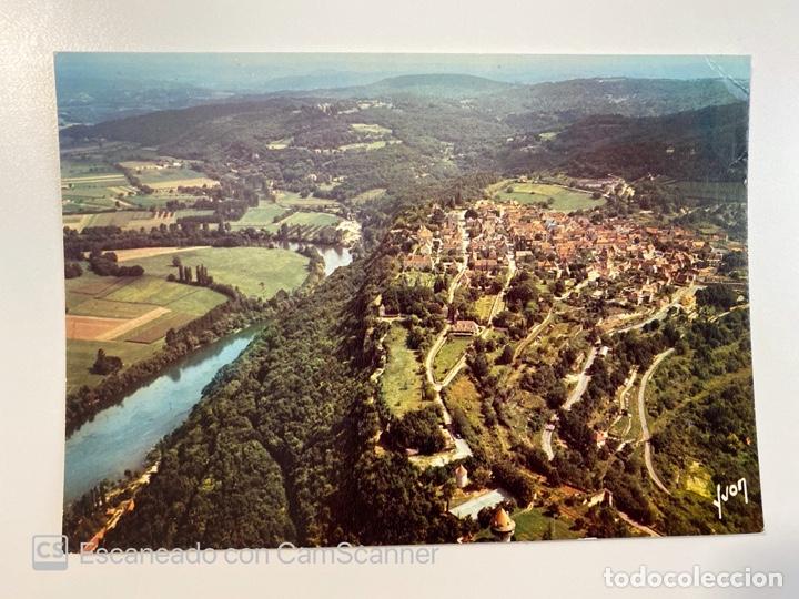 Cartes Postales: TARJETA POSTAL. FRANCIA. DORDOGNE. DOMME. 24250.- LA VILLE ET LA VALL&Eacute;E DE LA DORDOGNE