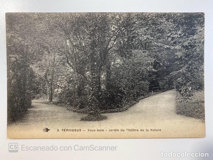 Cartes Postales: TARJETA POSTAL. FRANCIA. DORDOGNE. PERIGUEUX. 4.- SAOUS-BOIS. JARDIN DU TH&Egrave;&Acirc;TRE DE LA NATURE