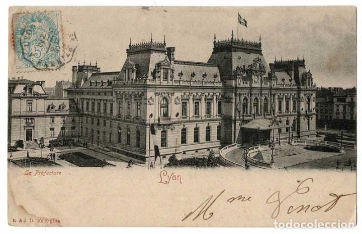 Postales: Postal Francia. Lyon. La Prefecture - Foto 1