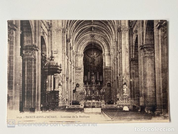 Postales: TARJETA POSTAL. FRANCIA. MORBIHAN. STE-ANNE D'AURAY. INTERIEUR DE LA BASILIQUE