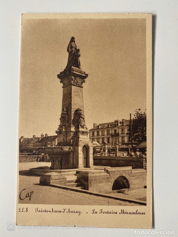 Postales: TARJETA POSTAL. FRANCIA. MORBIHAN. STE-ANNE D'AURAY. LA FONATINE MIRACULEUSE