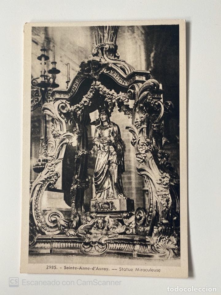 Postales: TARJETA POSTAL. FRANCIA. MORBIHAN. STE-ANNE D'AURAY. STATUE MIRACULEUSE
