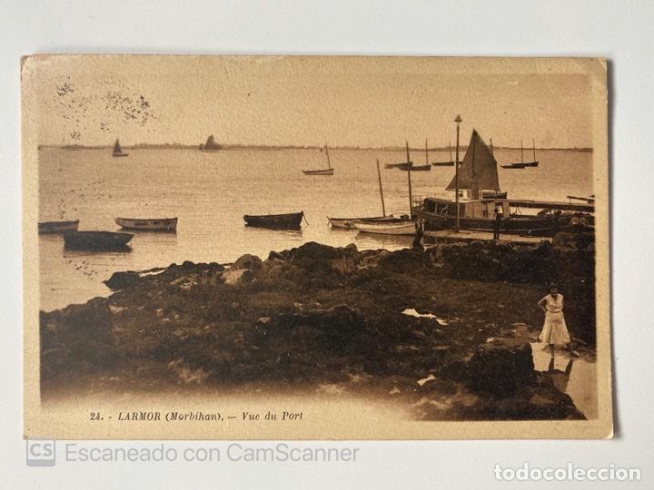 Postales: TARJETA POSTAL. FRANCIA. MORBIHAN. LARMOR. VUE DU PORT.