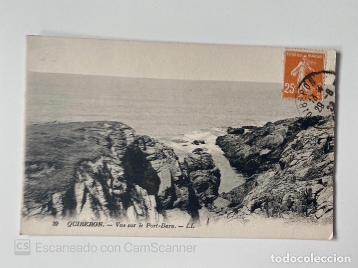 Postales: TARJETA POSTAL. FRANCIA. QUIBERON. VUE SUR LE PORT-BARA