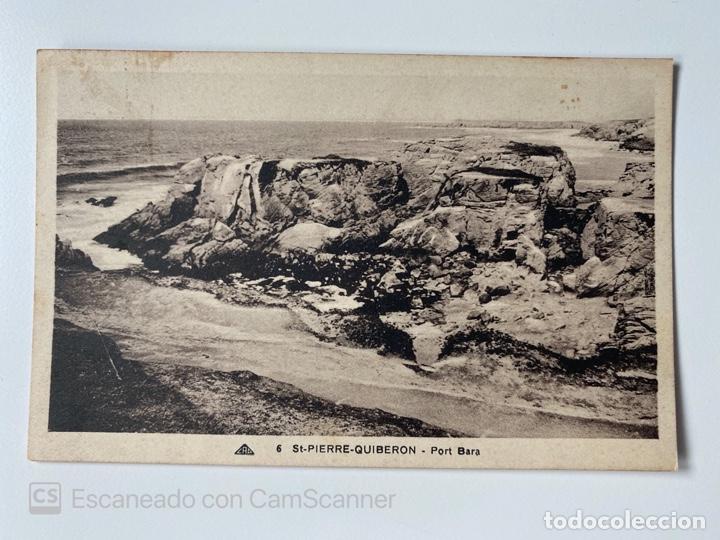 Postales: TARJETA POSTAL. FRANCIA. MORBIHAN. ST-PIERRE-QUIBERON. PORT BARA.
