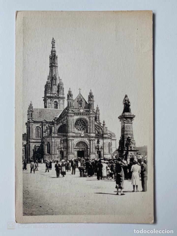 Postales: TARJETA POSTAL. FRANCIA. MORBIHAN. STE-ANNE D'AURAY. LA BASILIQUE ET LA FONTAINE