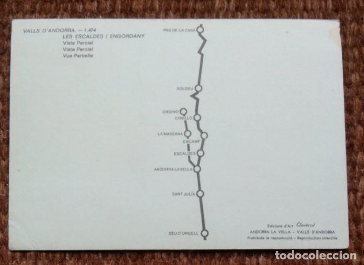 Postales: ANDORRA - LES ESCALDES - Foto 2