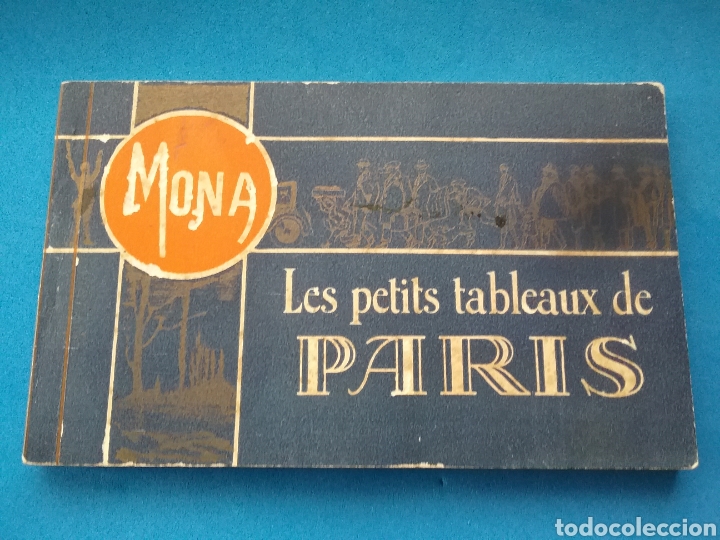 Postales: Bloc Postales Les petits tableaux de Paris. Mona 20 postales - Foto 1