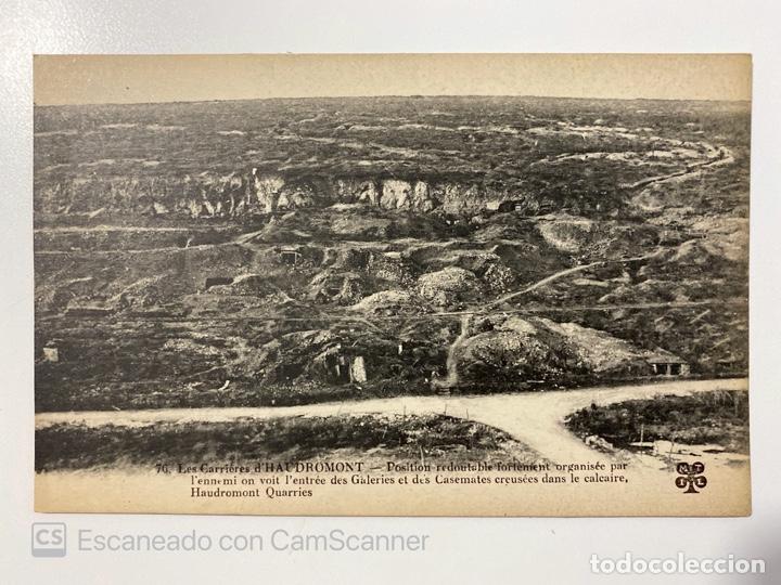 Postcards: TARJETA POSTAL. FRANCIA. LES CARRIERES D'HAUDROMONT. POSITION REDOUTABLE FORTEMENT
