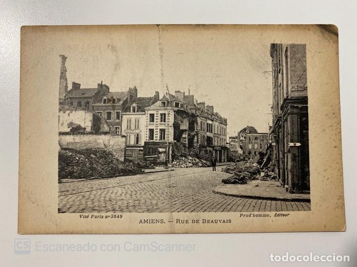 Postales: TARJETA POSTAL. FRANCIA. AMIES. RUE DE BEAUVAIS. VISE PARIS N&ordm; 3549