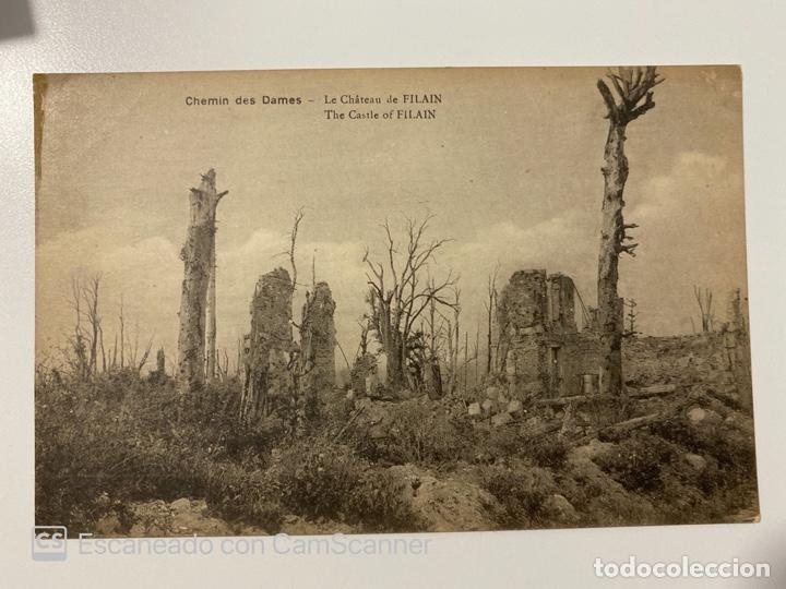 Postales: TARJETA POSTAL. FRANCIA. CHEMIN DES DAMES. LE CH&Acirc;TEAU DE FILAIN