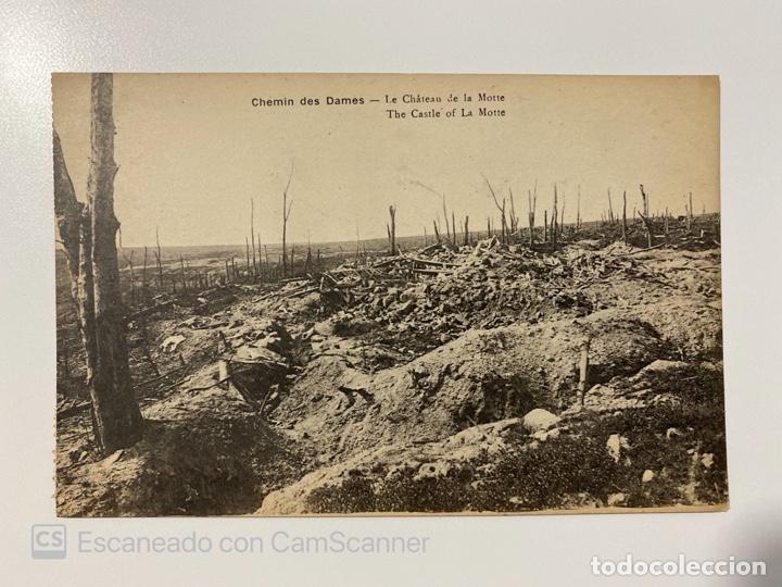 Postales: TARJETA POSTAL. FRANCIA. CHEMIN DES DAMES. LE CH&Acirc;TEAU DE LA MOTTE