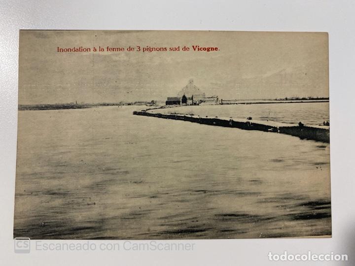 Postales: TARJETA POSTAL. FRANCIA. INONDATION A LA FERME DE 3 PIGNONS SUD LE VICOGNE