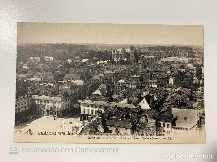 Postcards: TARJETA POSTAL. FRANCIA. MARNE. CHALONS-SUR-MARNE. PANORAMA VERS LA CATH&Eacute;DRALE PRIS DE NOTRE-DAME