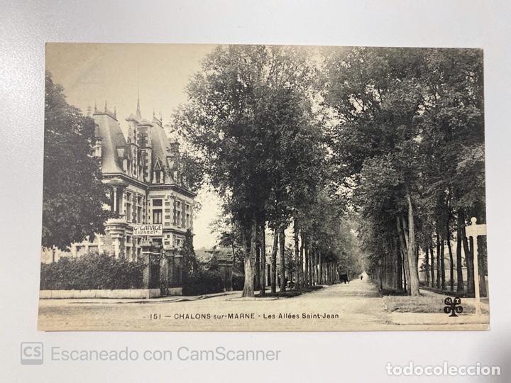 Postcards: TARJETA POSTAL. FRANCIA. MARNE. CHALONS-SUR-MARNE. LES ALL&Eacute;ES SAINT-JEAN. 151.-